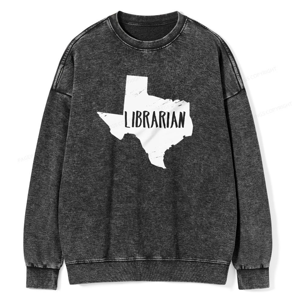 Pagewings Thanku Next Chapter Unisex Washed Sweatshirt