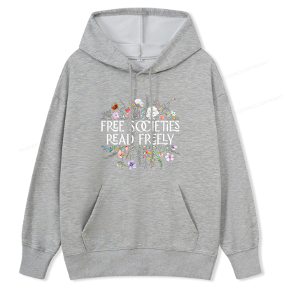 Pagewings Free Societies Read Freely Unisex Classic Hoodie