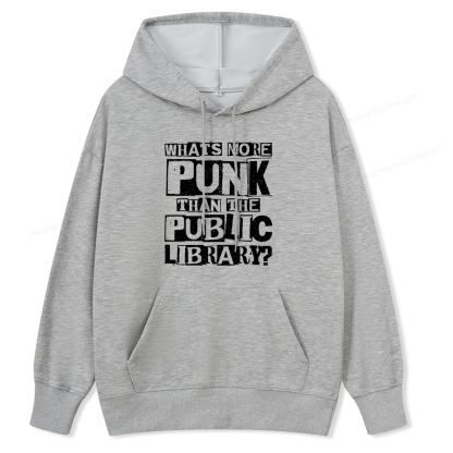 Pagewings What‘s More Punk Than the Public Library Unisex Classic Hoodie