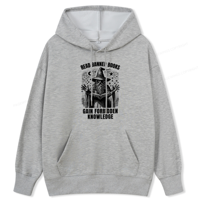 Pagewings Read Banned Books Gain Forbidden Knowledge Unisex Classic Hoodie