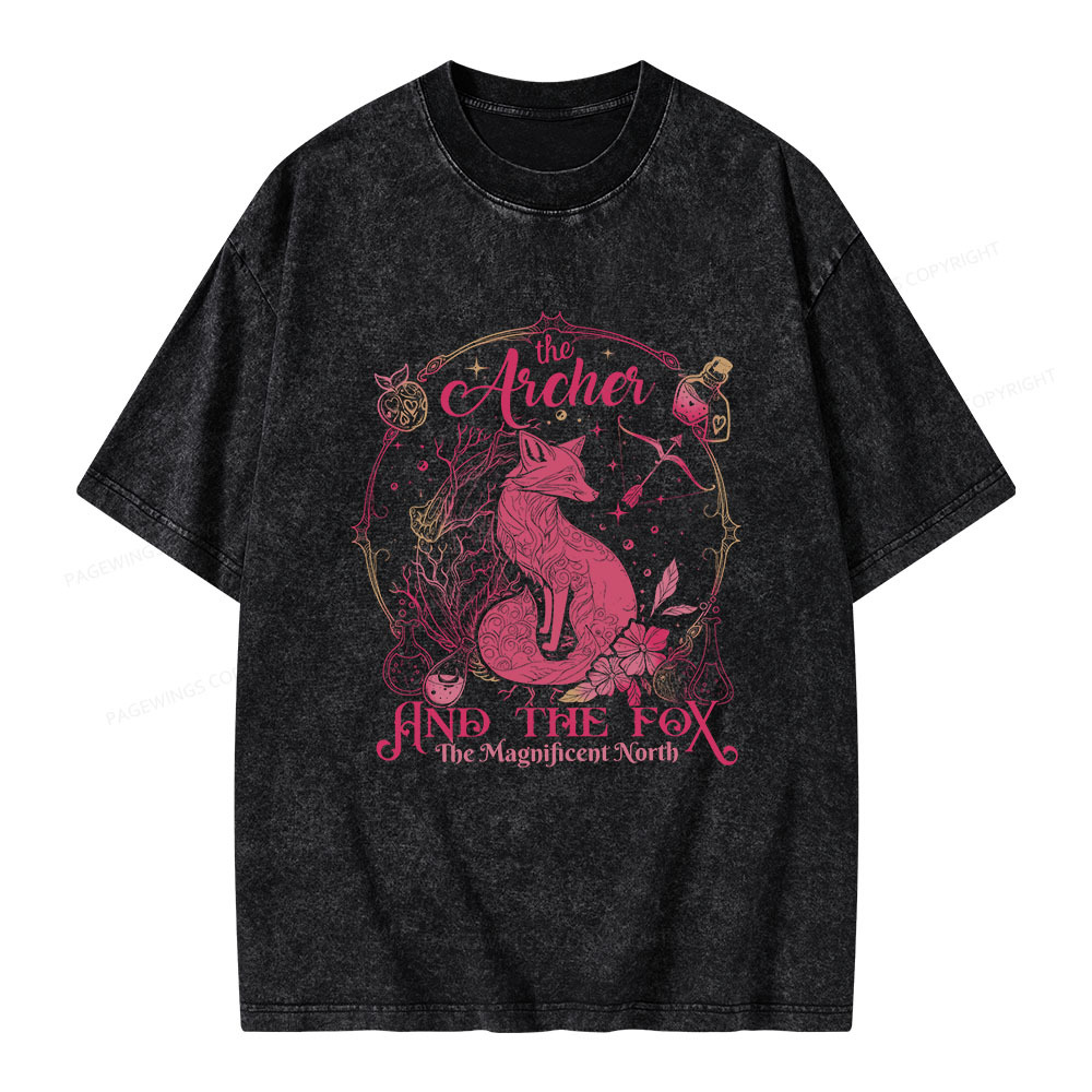 Pagewings The Magnificent North Unisex Washed T-shirt