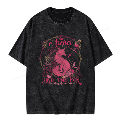 Pagewings The Magnificent North Unisex Washed T-shirt