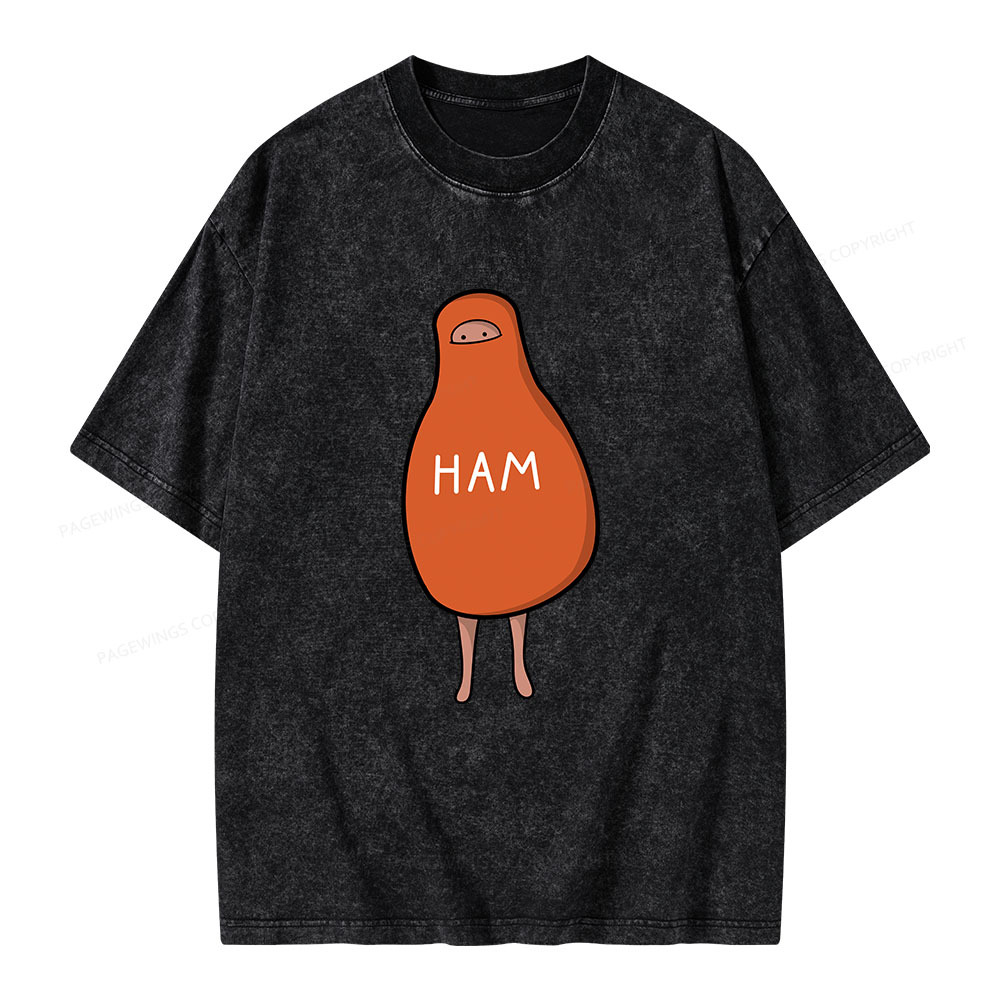 Pagewings Scout Ham Unisex Washed T-shirt
