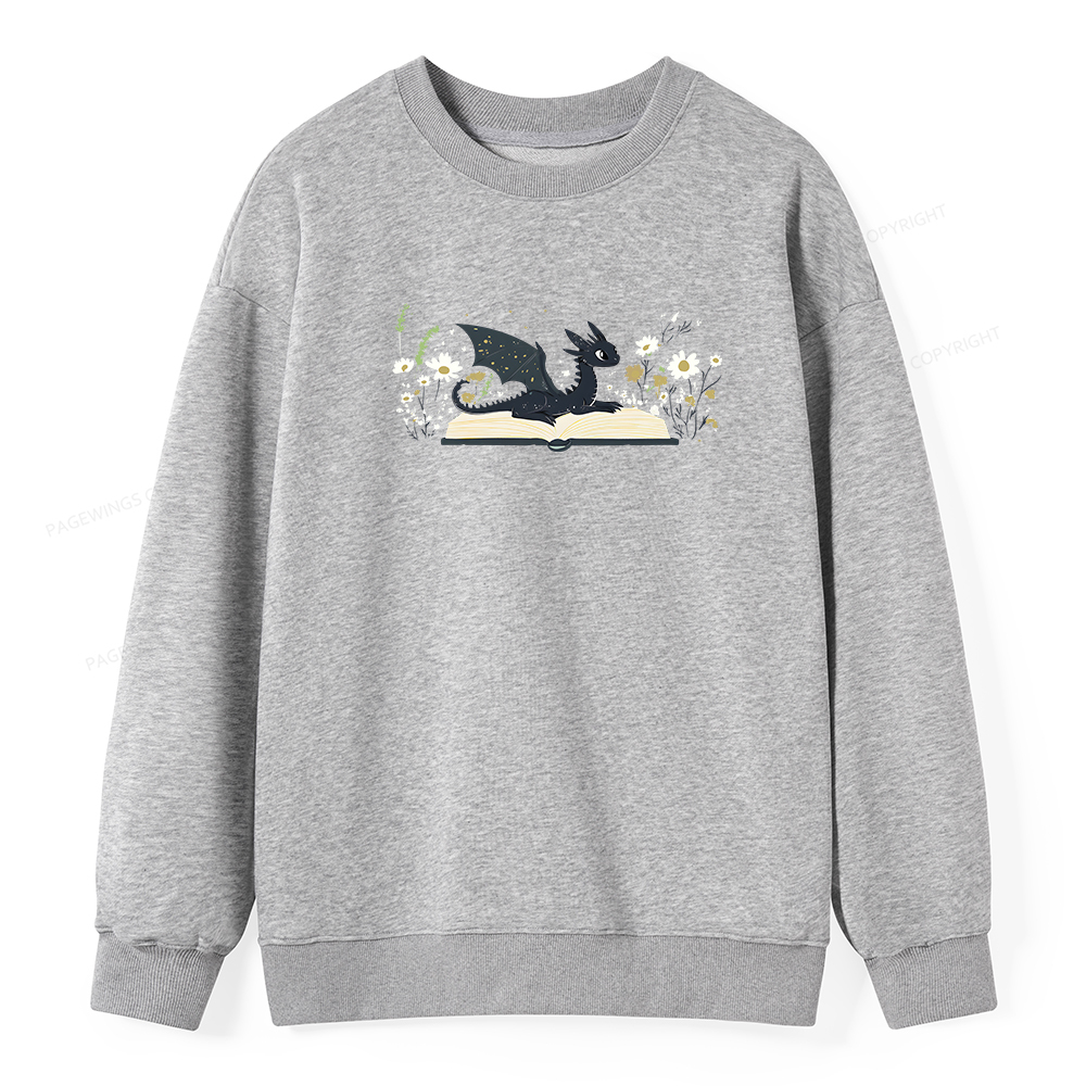 Pagewings Dragon Book Unisex Classic Sweatshirt