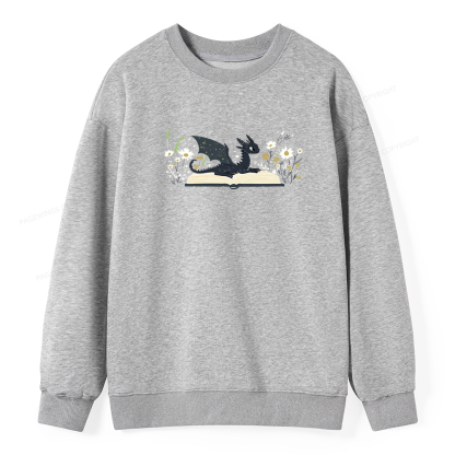 Pagewings Dragon Book Unisex Classic Sweatshirt