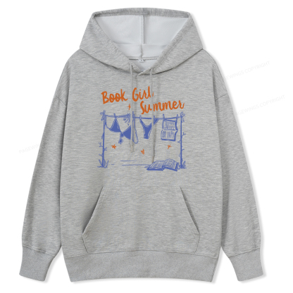 Pagewings Book Girl Summer Bookish Unisex Classic Hoodie