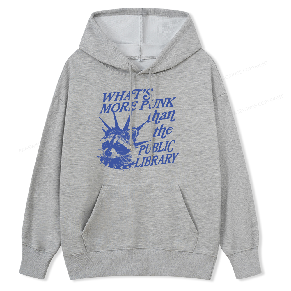 Pagewings What’s More Punk Than The Public Library Unisex Classic Hoodie