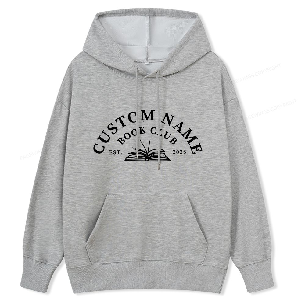 Pagewings Personalized Custom Book Club Unisex Classic Hoodie