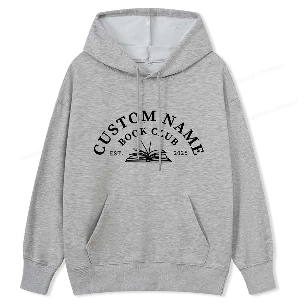 Pagewings Personalized Custom Book Club Unisex Classic Hoodie