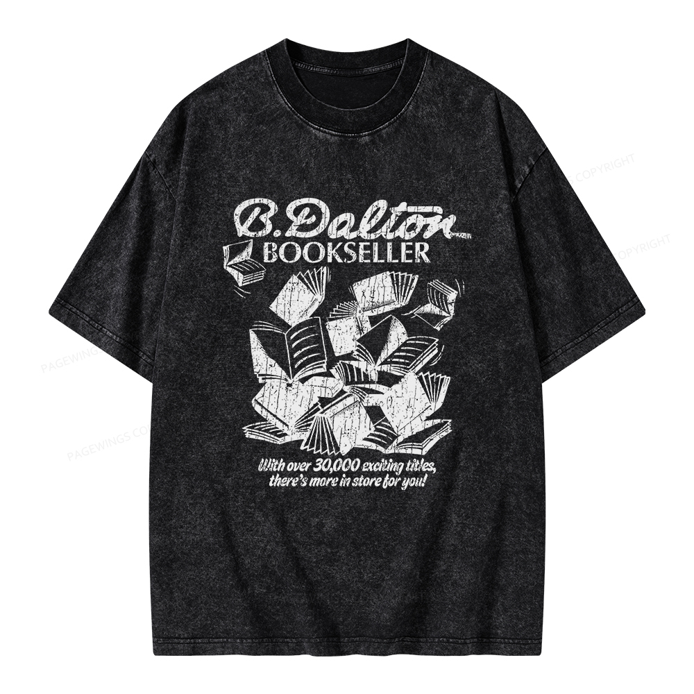 Pagewings B. Dalton Bookseller Unisex Washed T-shirt