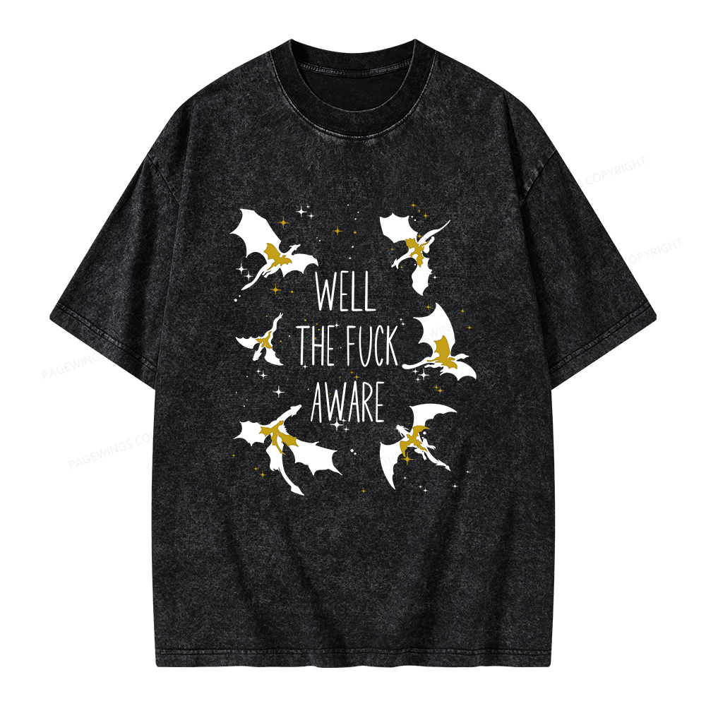 Pagewings Xaden Riorson Quote Unisex Washed T-shirt