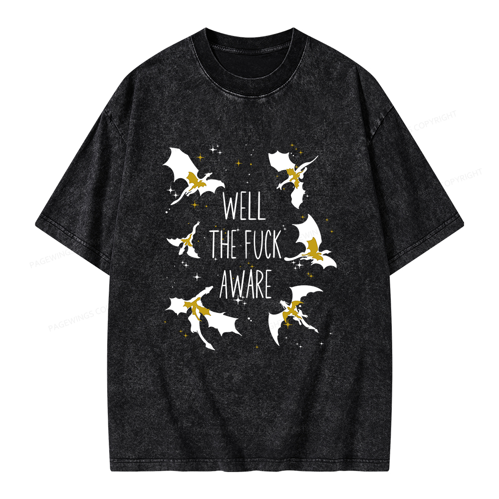 Pagewings Xaden Riorson Quote Unisex Washed T-shirt