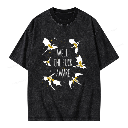 Pagewings Xaden Riorson Quote Unisex Washed T-shirt