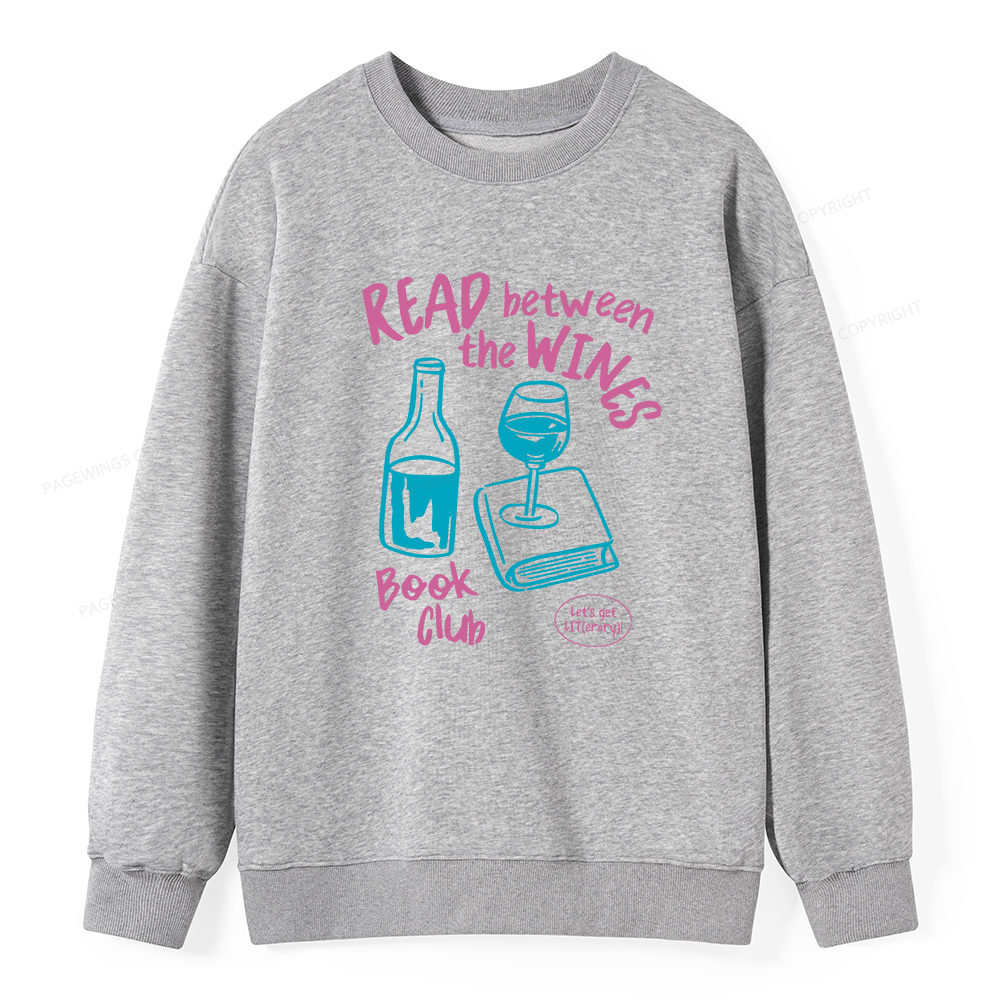 Pagewings Wine Lover Book Club Unisex Classic Sweatshirt