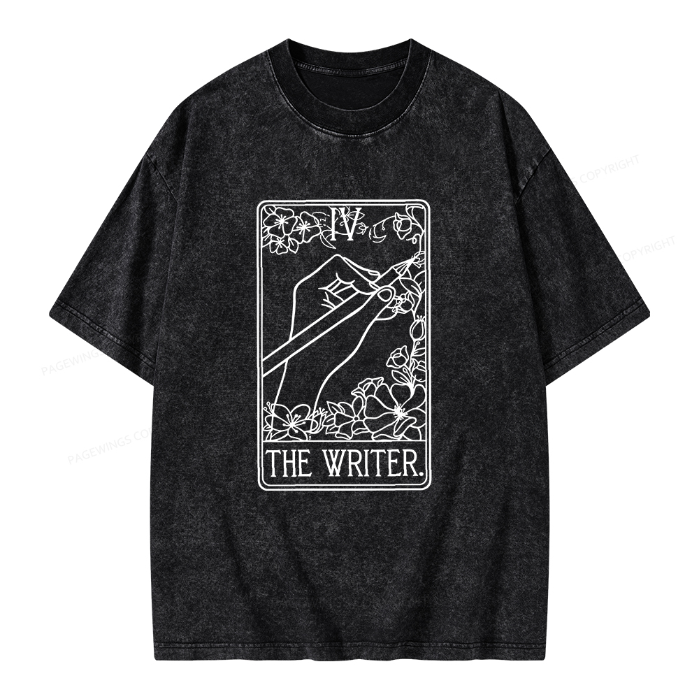 Pagewings The Writer Unisex Washed T-shirt