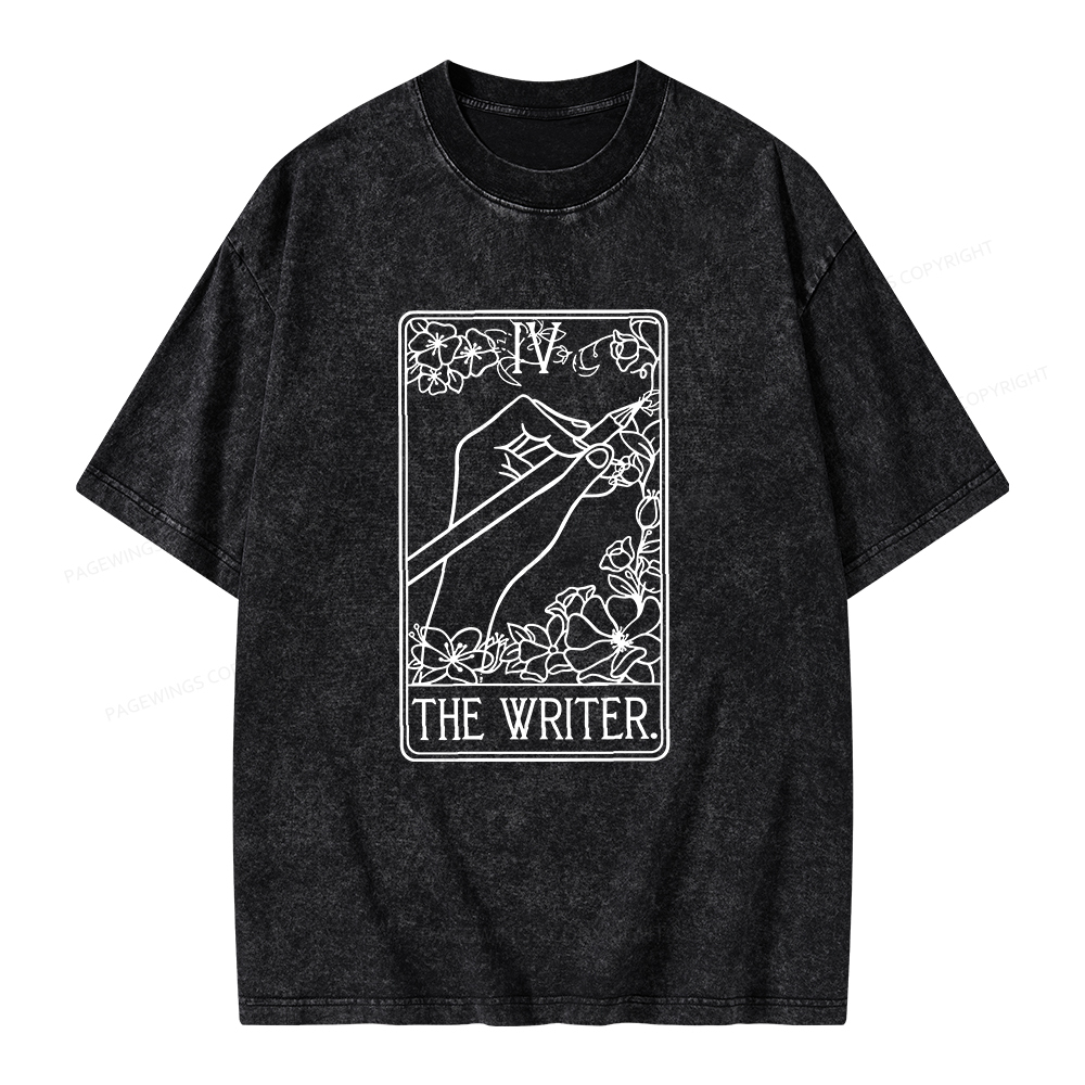 Pagewings The Writer Unisex Washed T-shirt