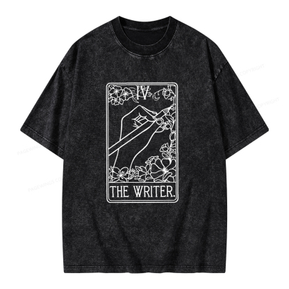 Pagewings The Writer Unisex Washed T-shirt