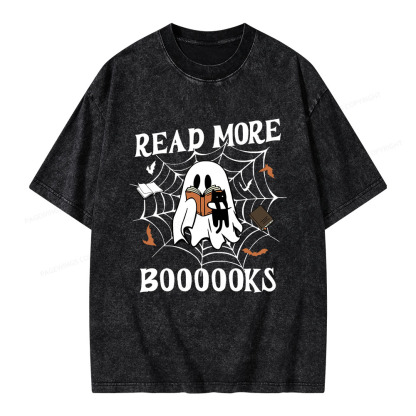Pagewings Read More Boooooks Unisex Washed T-shirt