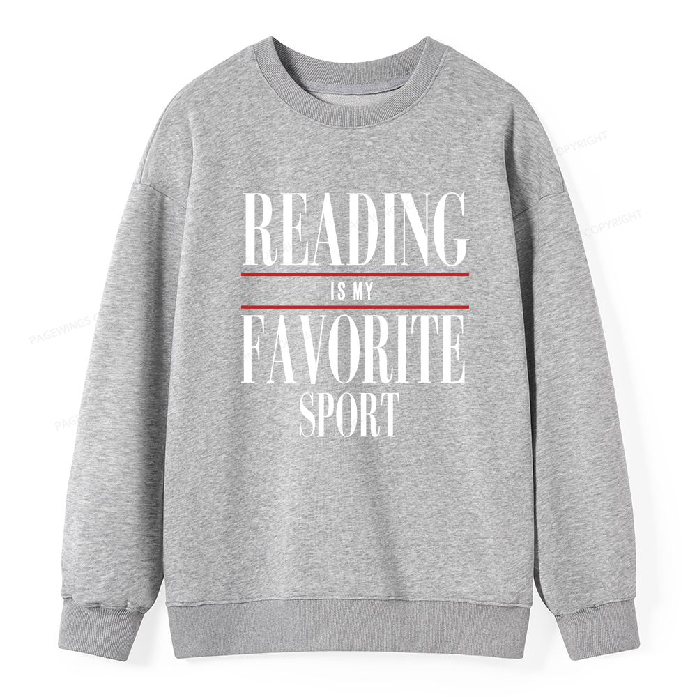 Pagewings Reading Is My Favorite Sport Unisex Classic Sweatshirt