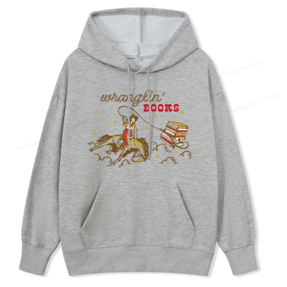 Pagewings Wranglin' Books Unisex Classic Hoodie