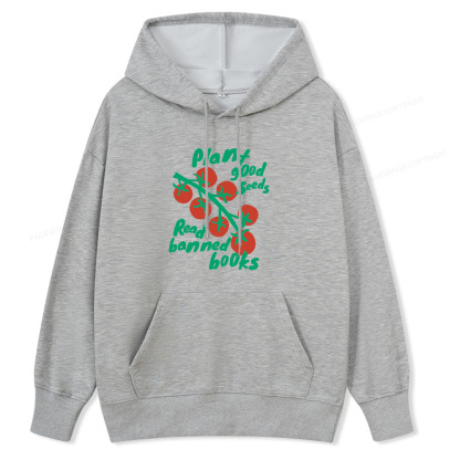 Pagewings Plant Good Seeds Read Banned Books Unisex Classic Hoodie