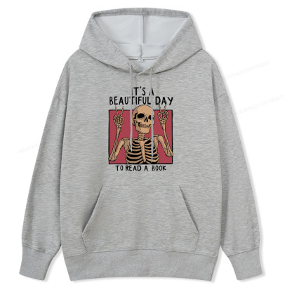 Pagewings It's A Beautiful Day To Read A Book Unisex Classic Hoodie