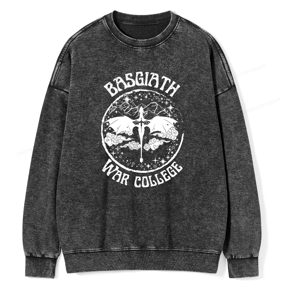 Pagewing Fouth Wings Unisex Washed Sweatshirt
