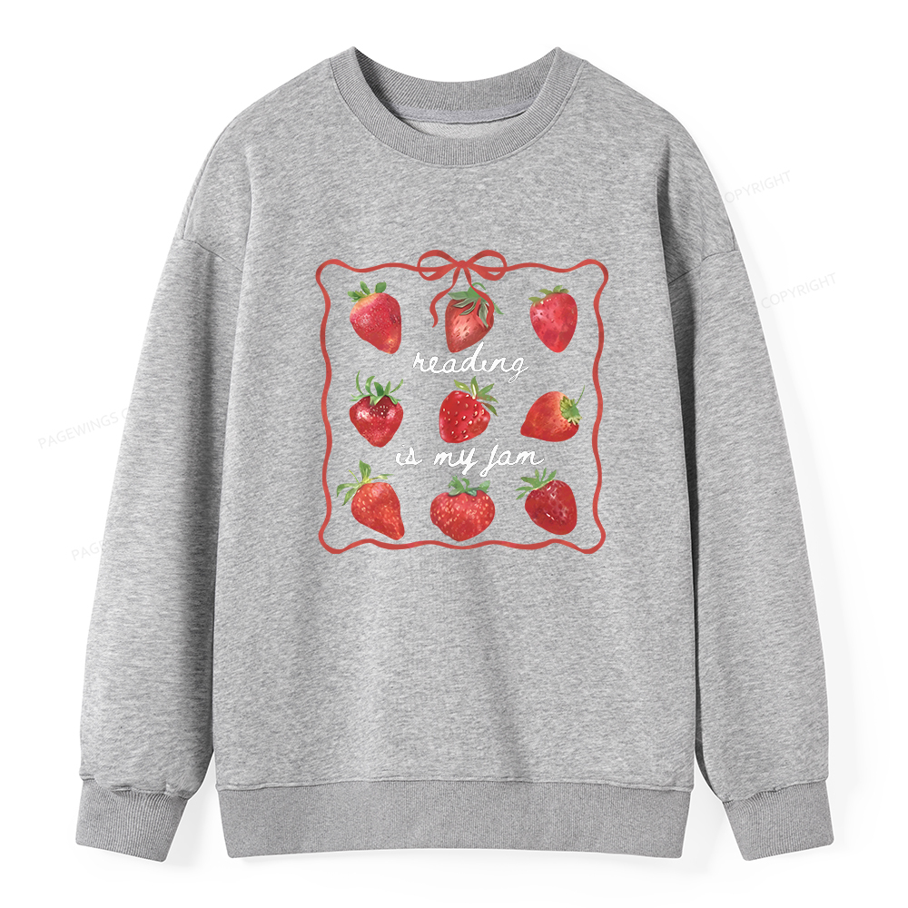 Pagewings Reading Is My Jam Unisex Classic Sweatshirt