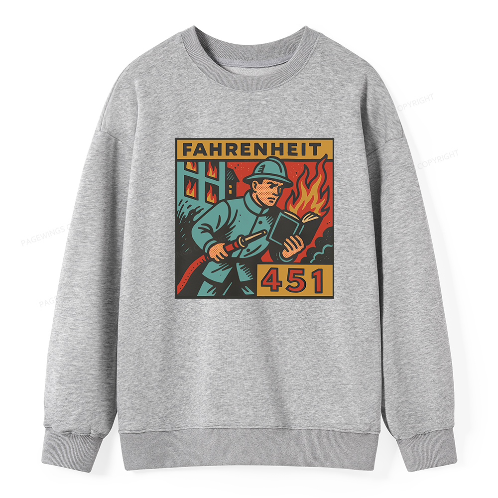 Pagewings Literature 451 Unisex Classic Sweatshirt