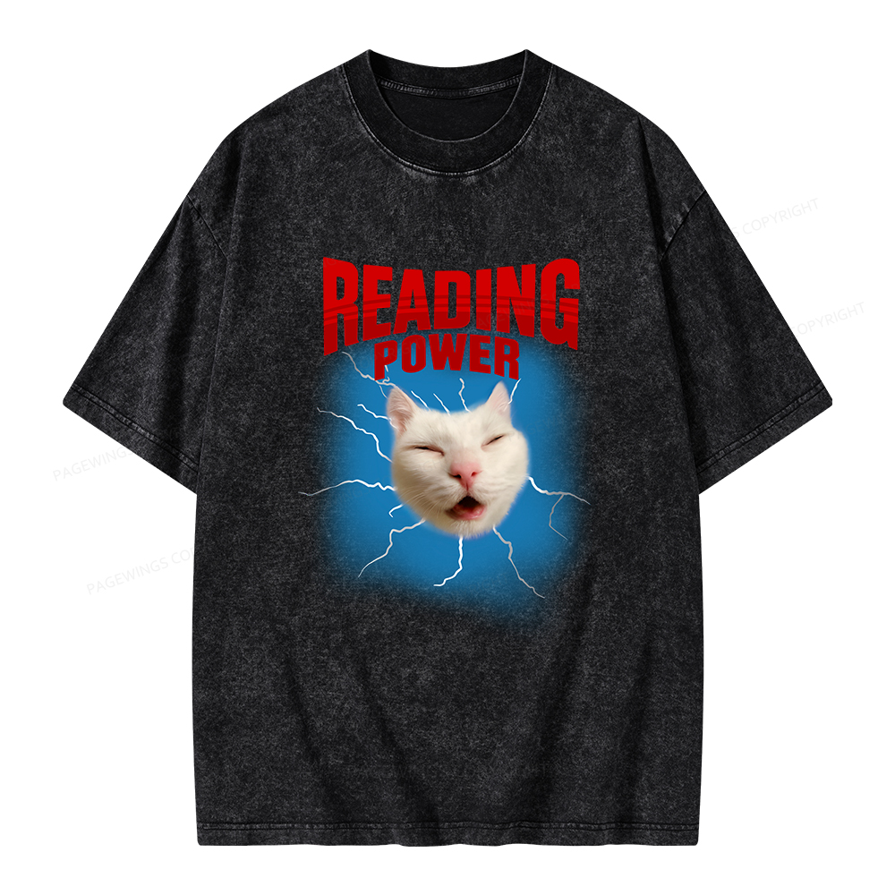 Pagewings Reading Is Fun Unisex Washed T-shirt