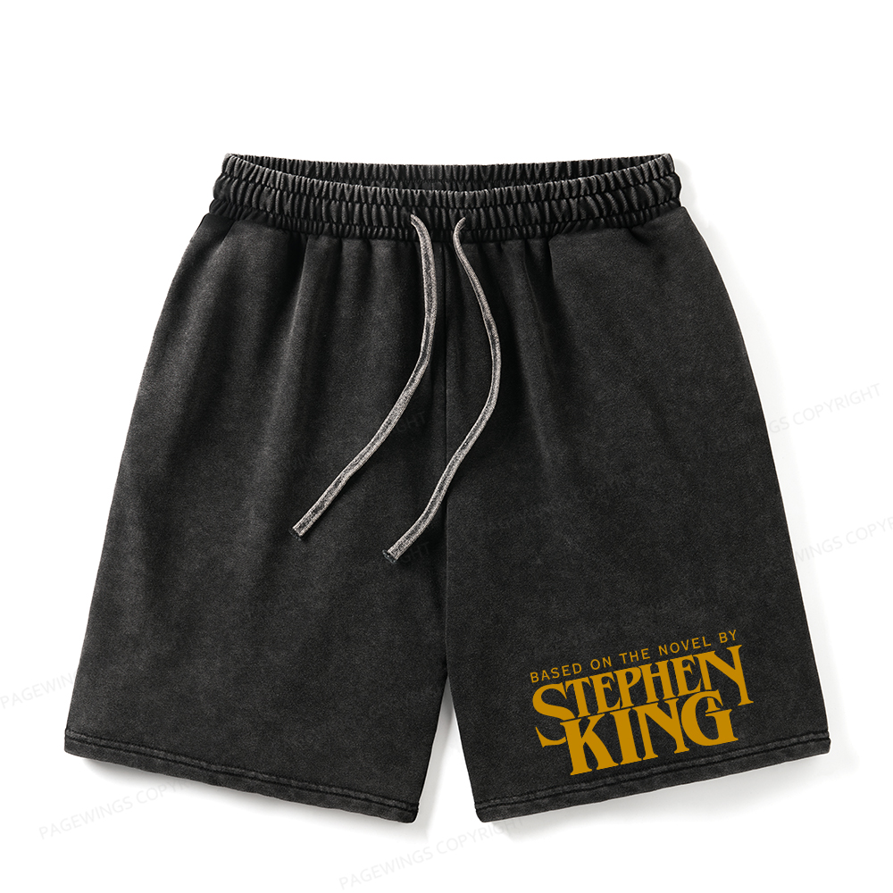 Pagewings Based On A Novel By Stephen King Unisex Washed Shorts