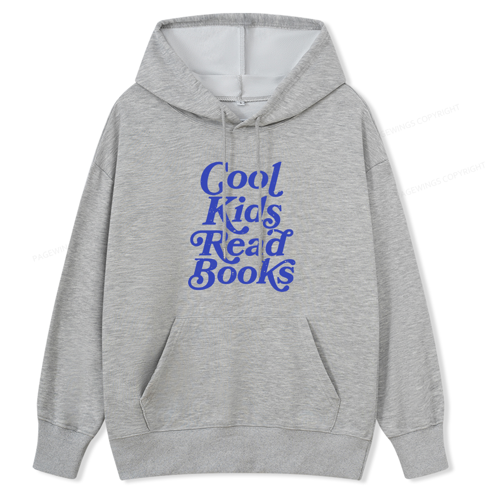Pagewings Cool Kids Read Books Unisex Classic Hoodie