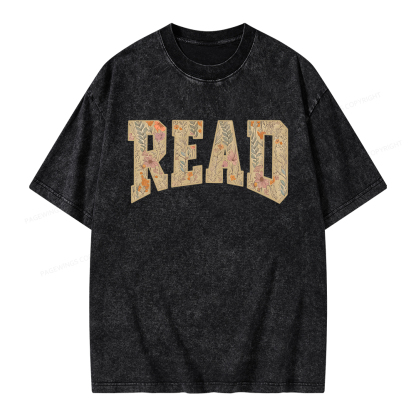 Pagewings Read  Unisex Washed T-shirt