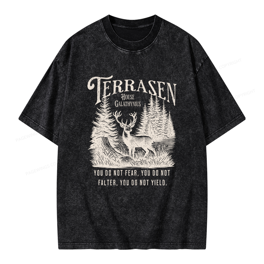 Pagewings Terrasen Unisex Washed T-shirt