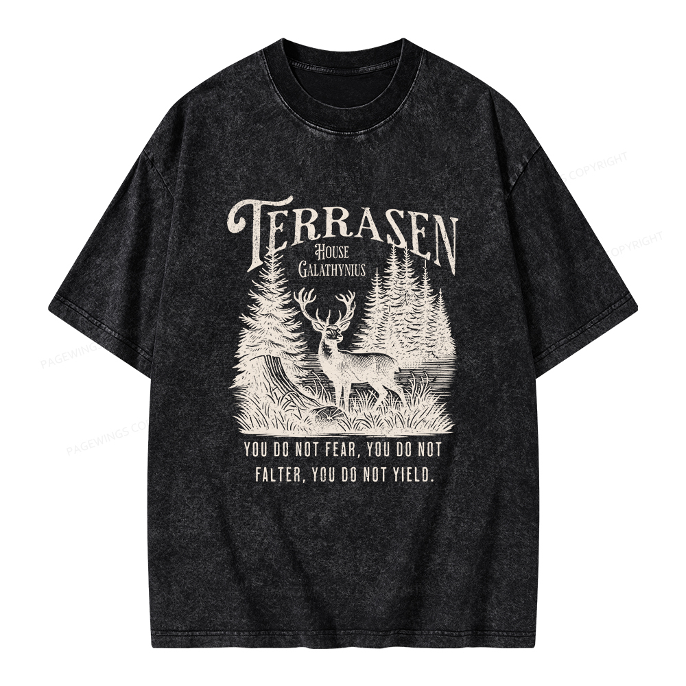 Pagewings Terrasen Unisex Washed T-shirt