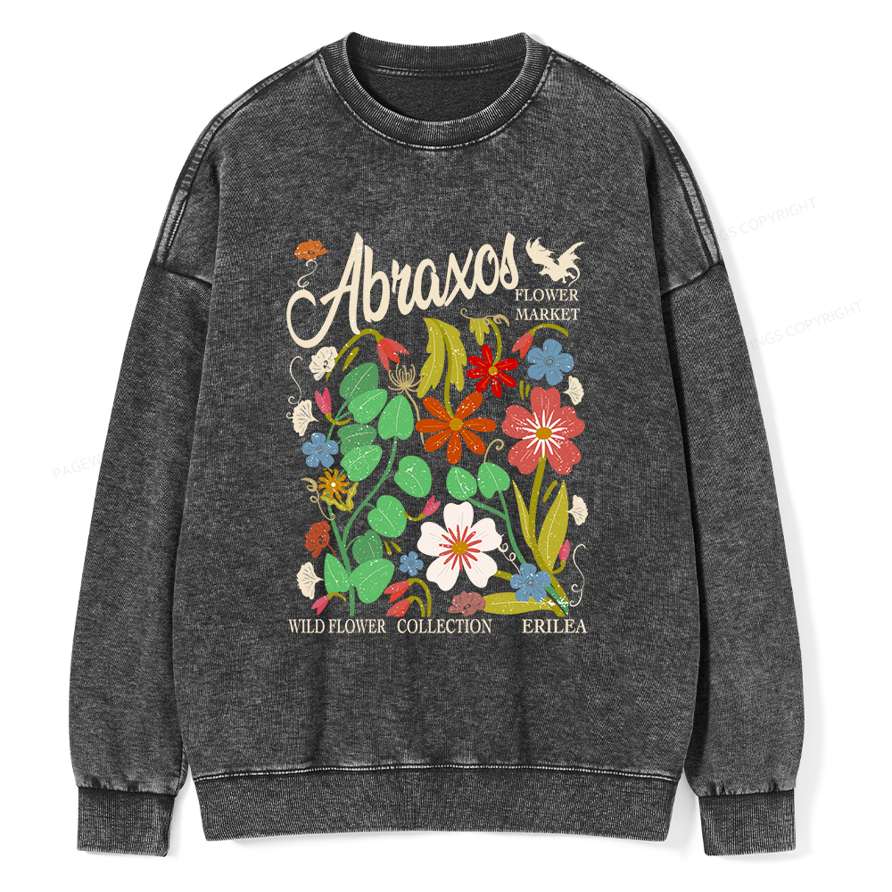 Pagewings Abraxos Unisex Washed Sweatshirt