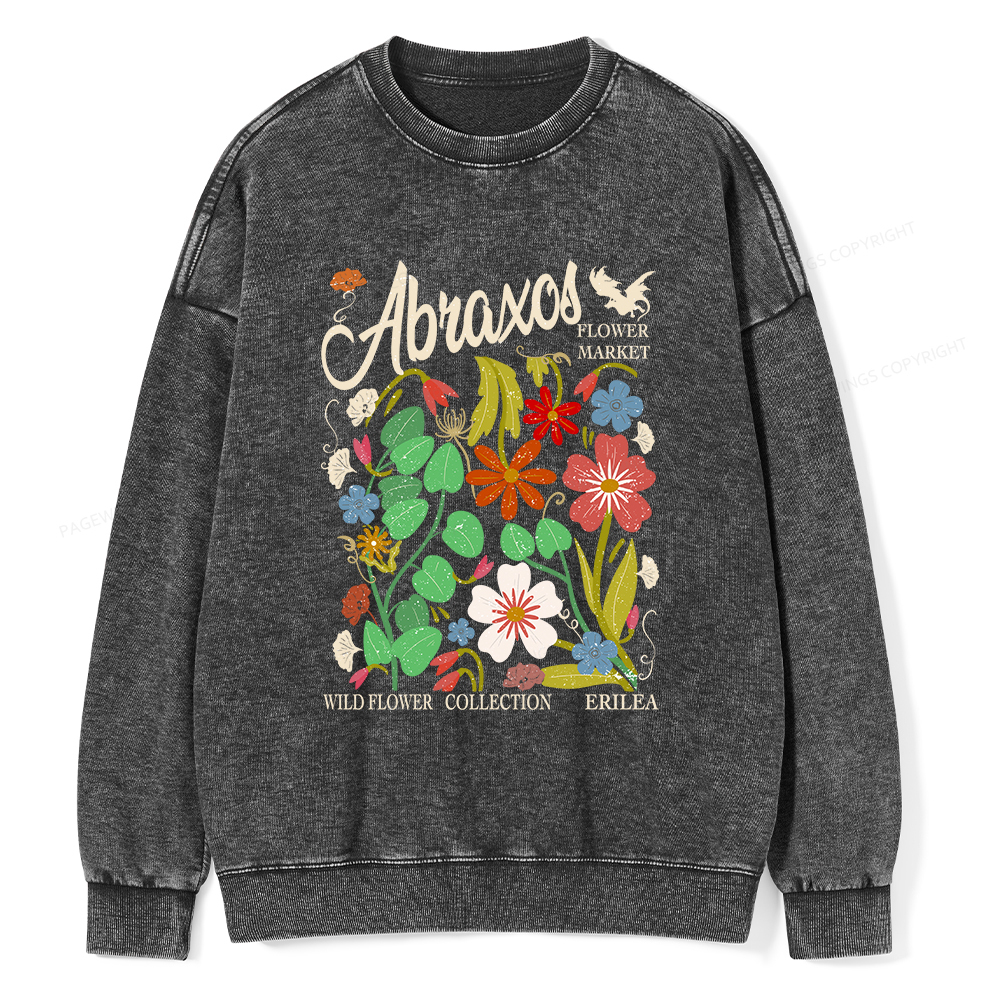 Pagewings Abraxos Unisex Washed Sweatshirt