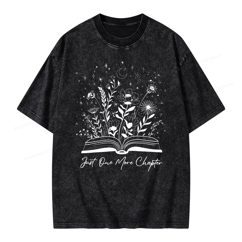 Pagewing Gift For Book Lover, Reading Shirt Unisex Washed T-shirt