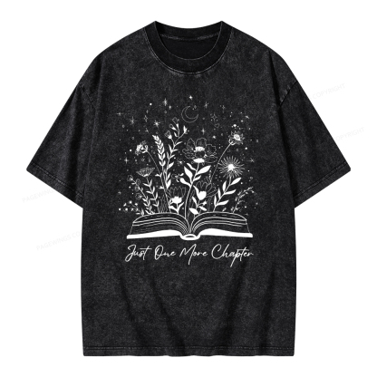 Pagewing Gift For Book Lover, Reading Shirt Unisex Washed T-shirt