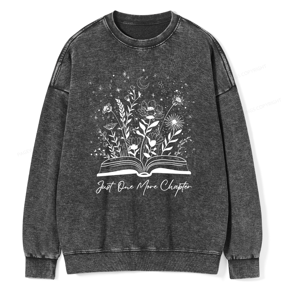 Pagewing Gift For Book Lover, Reading Shirt Unisex Washed Sweatshirt