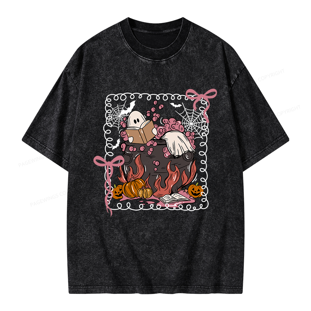 Pagewings Booookaholic Unisex Washed T-shirt