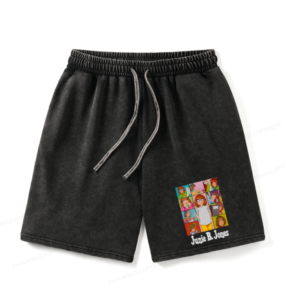 Pagewings Junie B Jones Unisex Washed Shorts