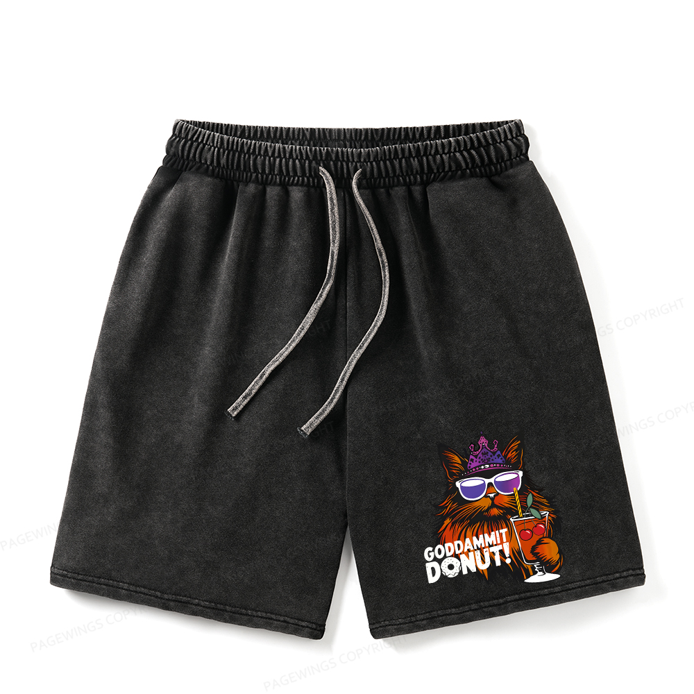 Pagewings Read Sci-Fi Book Unisex Washed Shorts