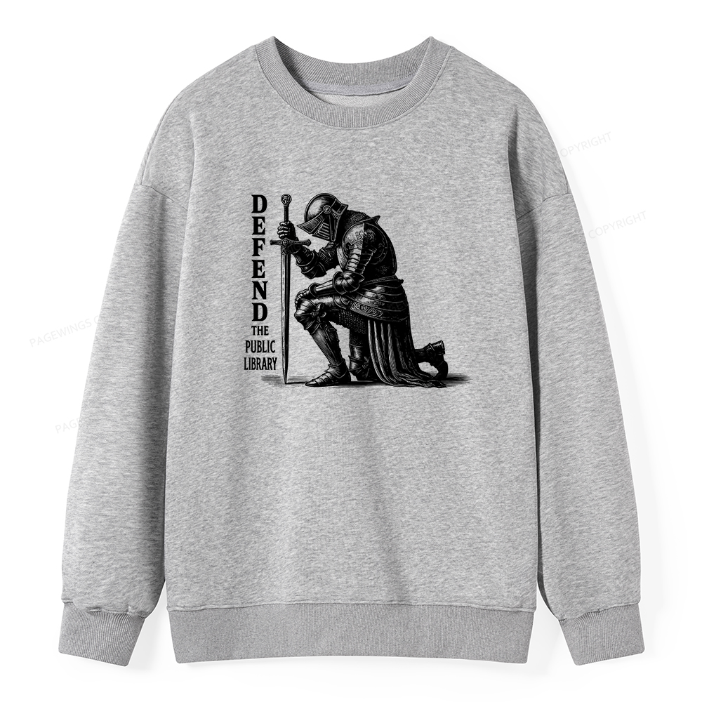 Pagewings Defend the Public Library Unisex Classic Sweatshirt