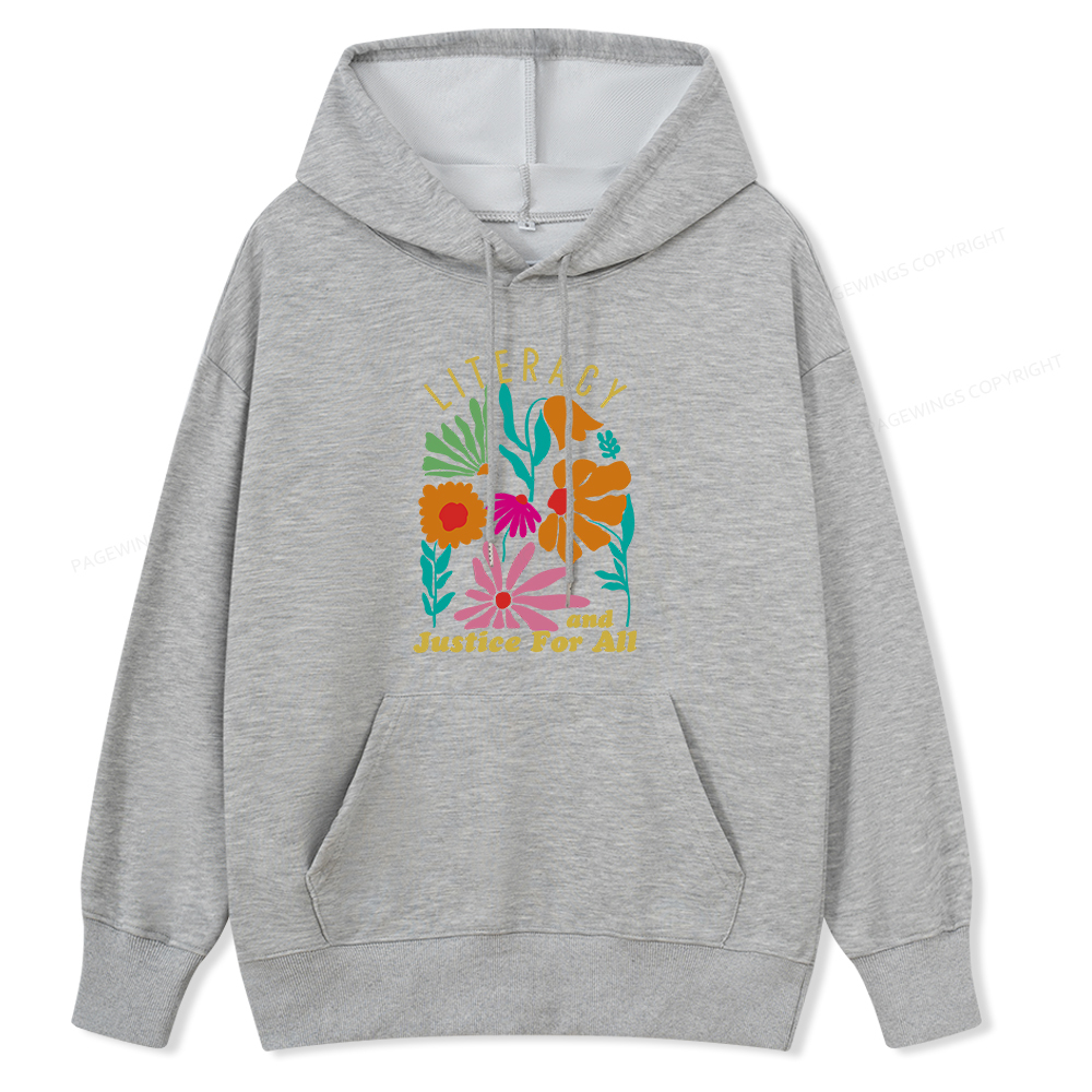 Pagewings Literacy And Justice Unisex Classic Hoodie