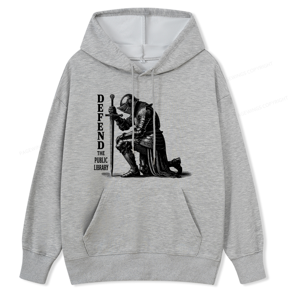 Pagewings Defend the Public Library Unisex Classic Hoodie