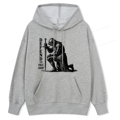 Pagewings Defend the Public Library Unisex Classic Hoodie