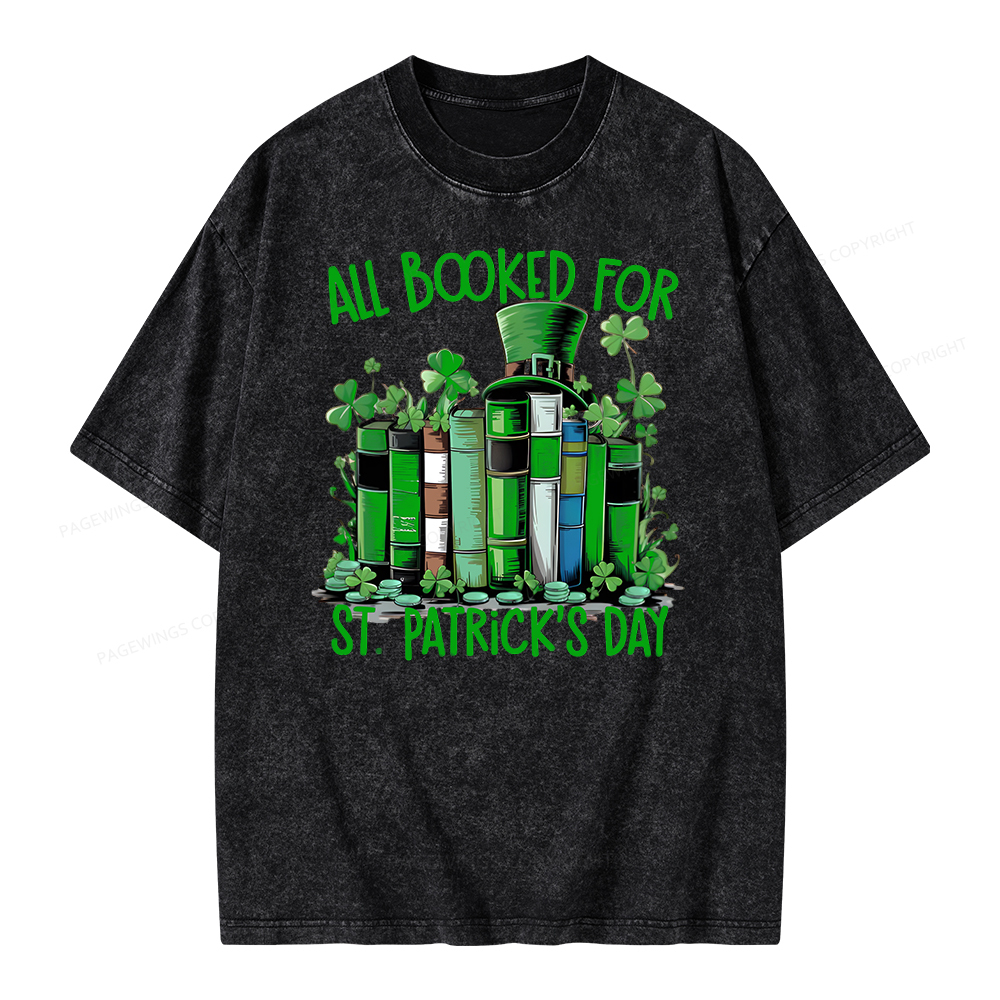 Pagewing Bookish Shirt,Funny Book Lover Shirt Unisex Washed T-shirt