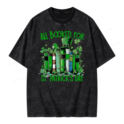 Pagewing Bookish Shirt,Funny Book Lover Shirt Unisex Washed T-shirt