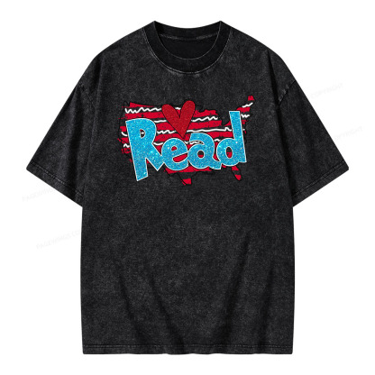 Pagewings Reading Day Shirt Unisex Washed T-shirt